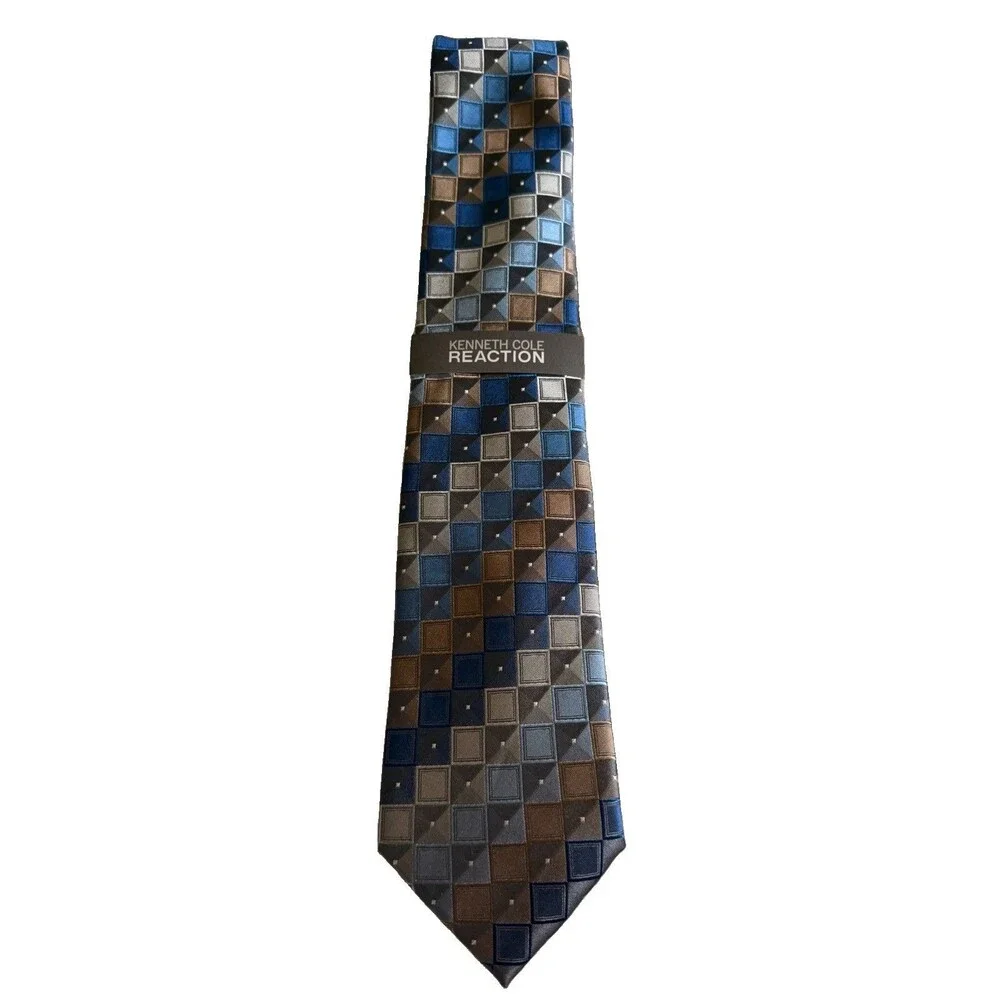 NEW Kenneth Cole Reaction 100% Silk 3